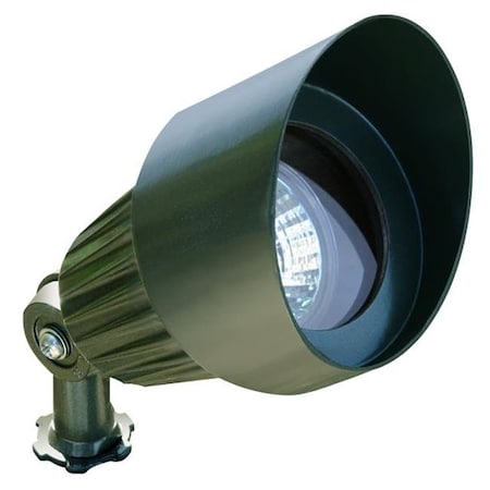 Dabmar Lighting Dabmar Lighting LV101-G Cast Aluminum Directional Spot Light with Hood; Green LV101-G